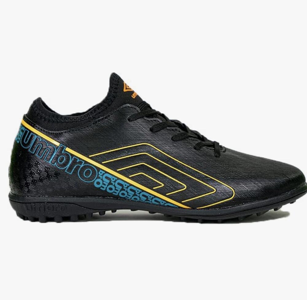 Umbro Spirito Turf Junior Size Y2.5 Black Orange